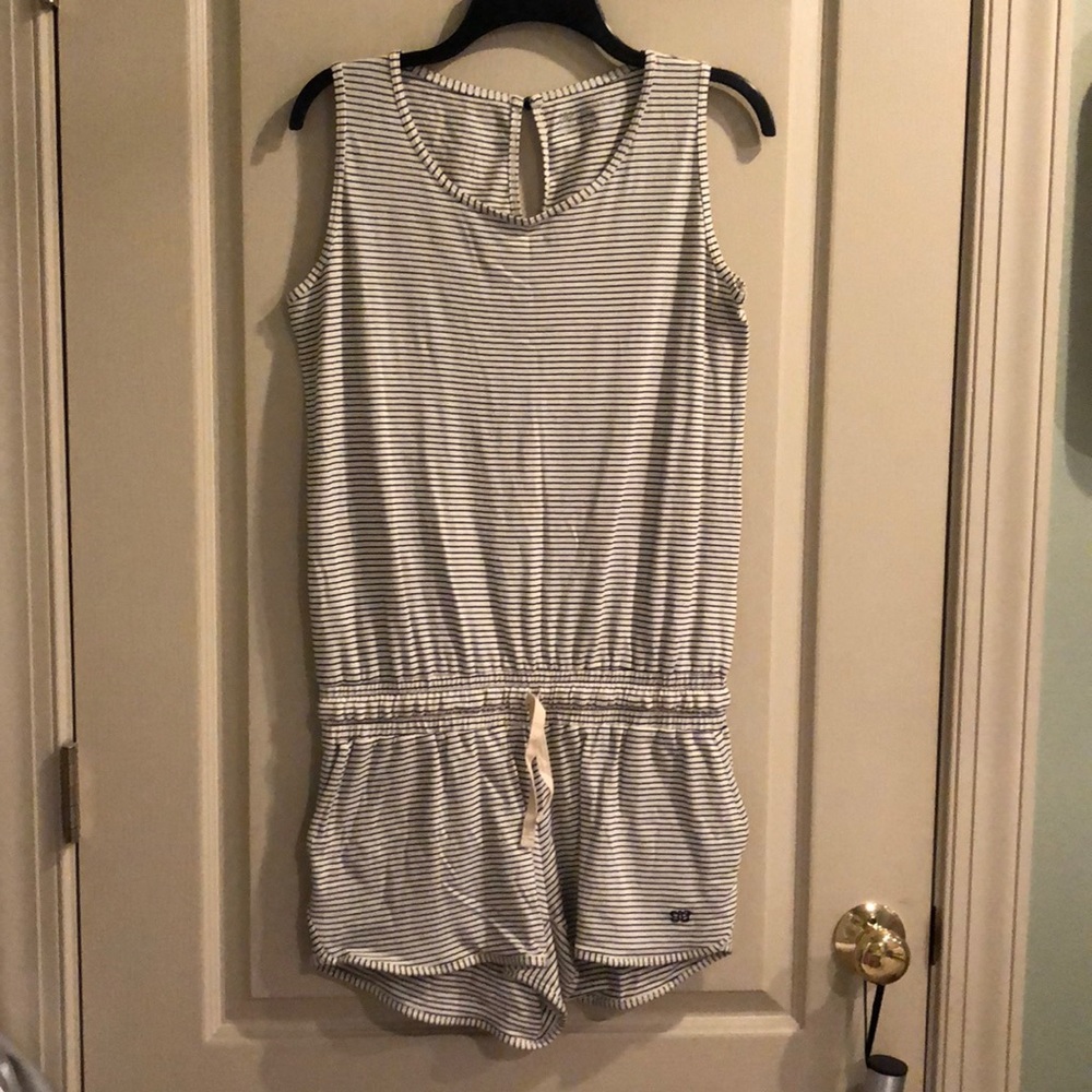 NWOT Albion striped romper